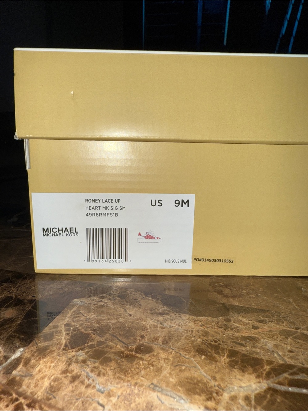 MICHAEL Michael Kors Pink Heart Logo Platform Sneaker - Picture 4 of 6